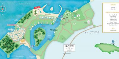 Map of jamaica resorts