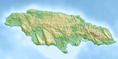 Map of 3d jamaica